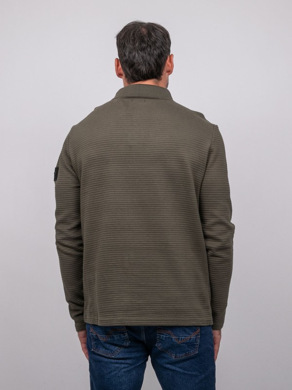 Polo manches longues maille...