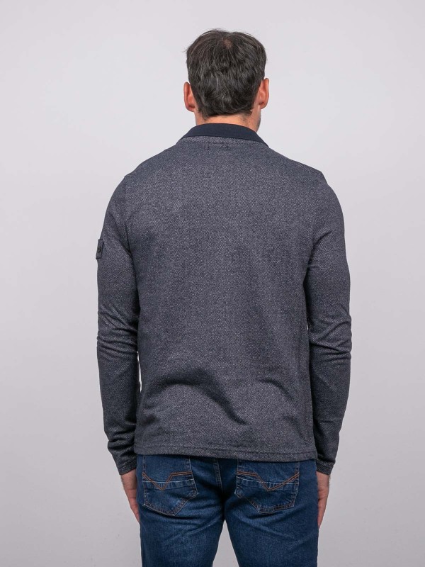 Polo chevrons manches...