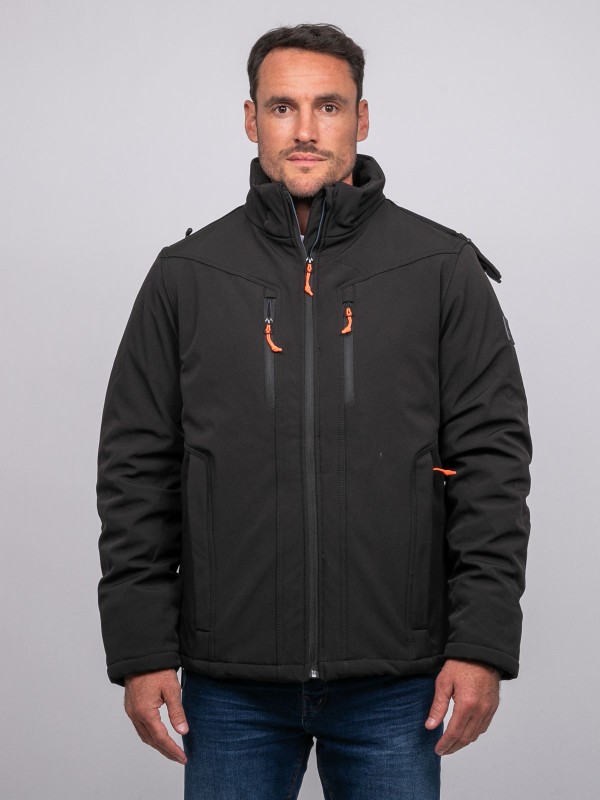 Parka a capuche ZUMILAN - Noir