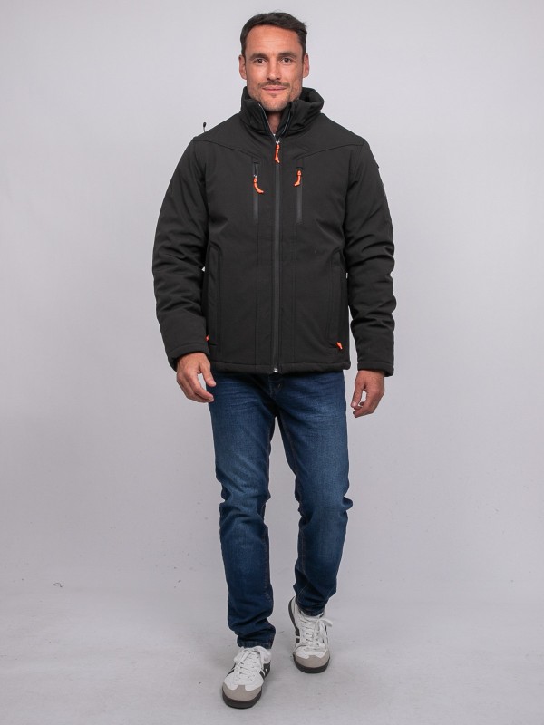Parka a capuche ZUMILAN - Noir