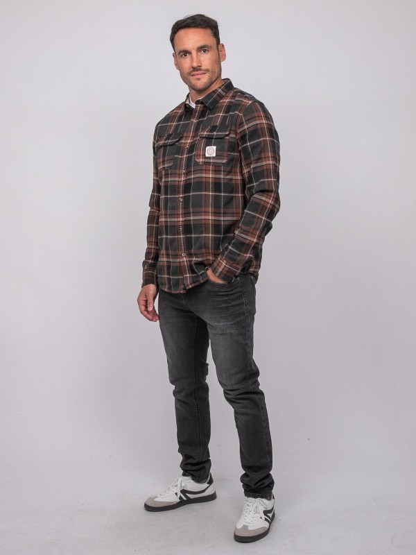 Chemise manches longues...