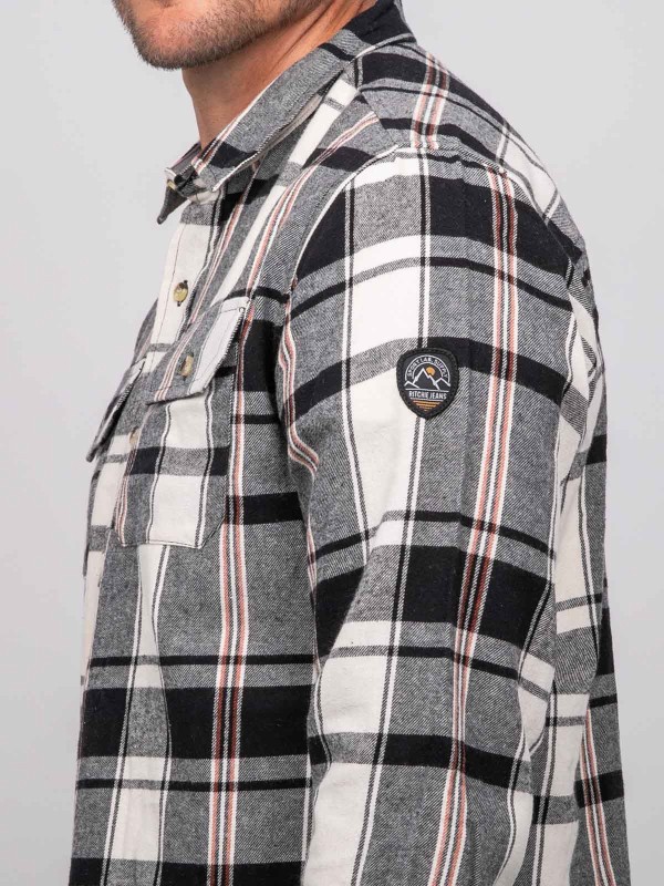 Chemise manches longues...
