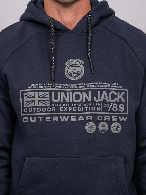 Sweat capuche WAGOLI - Bleu...