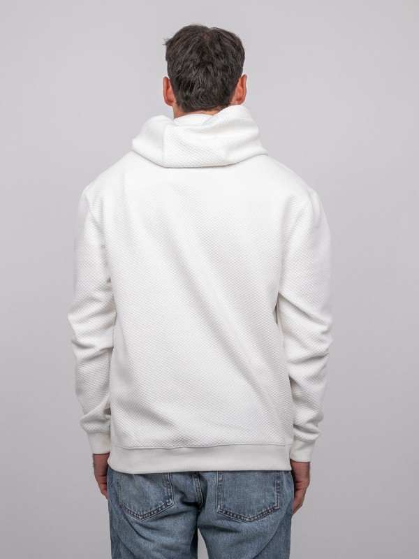 Sweat capuche maille...