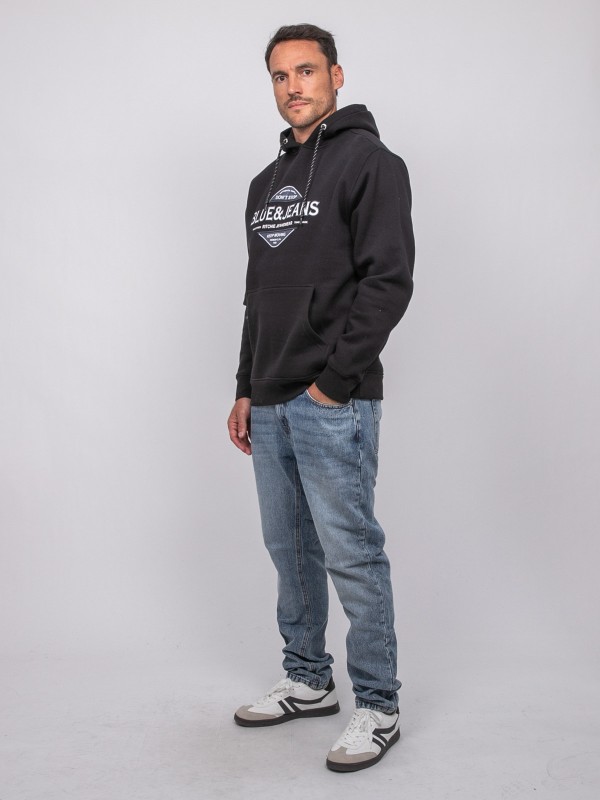 Sweat capuche WANTUX - Noir