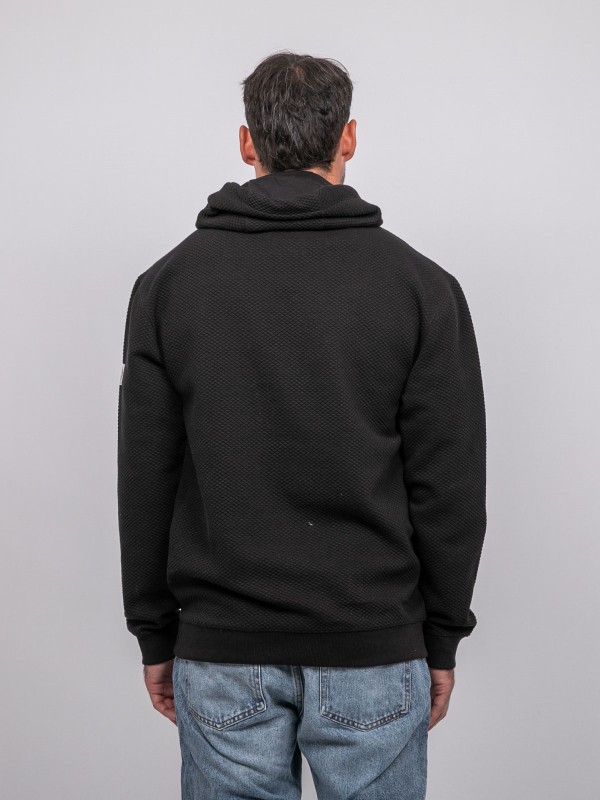 Sweat capuche maille...