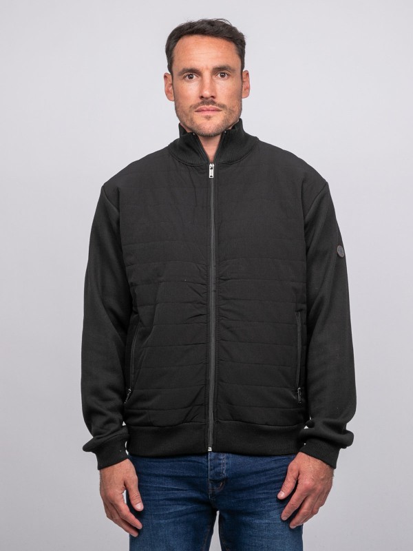 Blouson zippé matelassé...