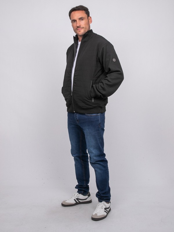 Blouson zippé matelassé...