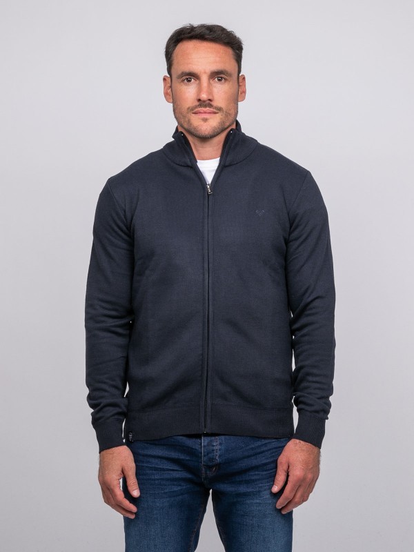Gilet zippé col montant...