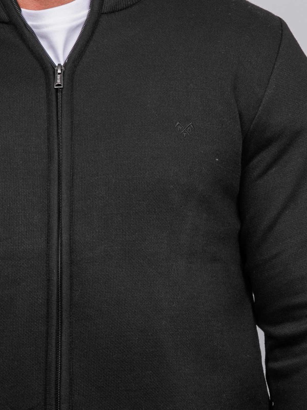 Gilet zippé col montant...