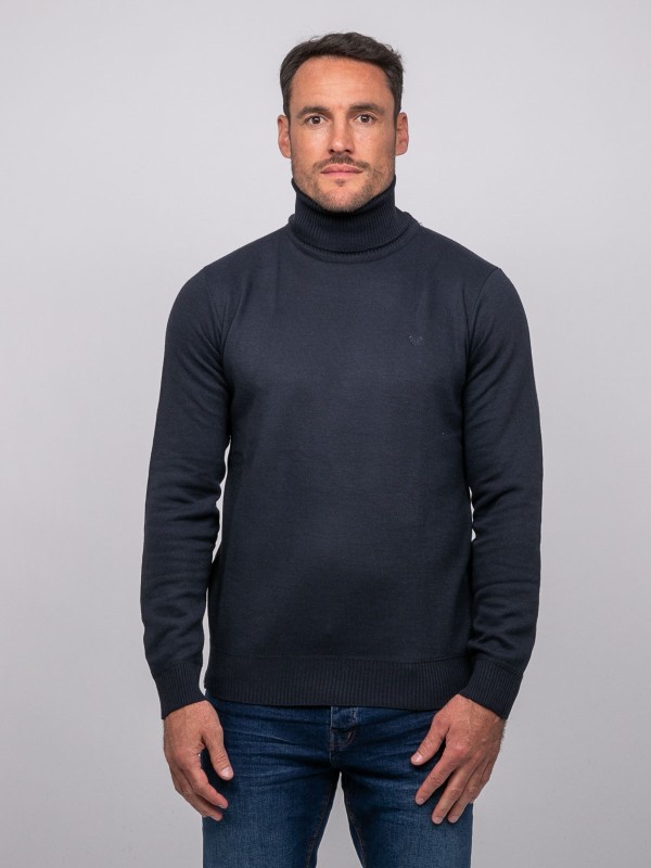 Pull col roulé LARLEQUIN -...
