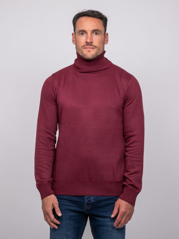 Pull col roulé LARLEQUIN -...
