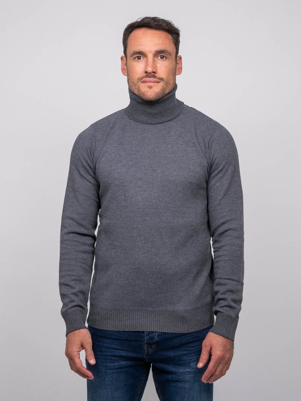 Pull col roulé LARLEQUIN -...