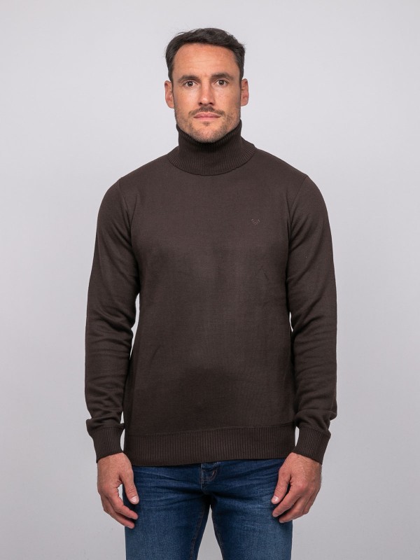 Pull col roulé LARLEQUIN -...