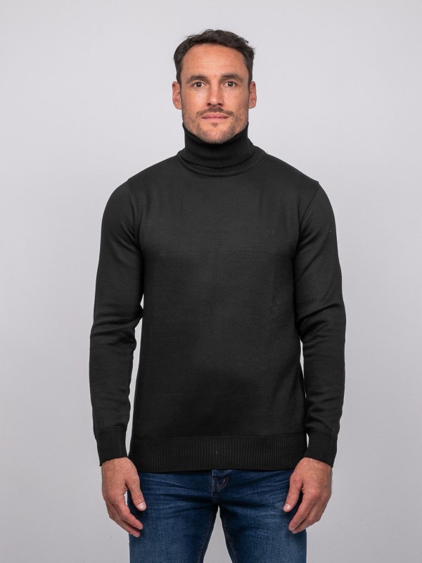 Pull col roulé LARLEQUIN -...