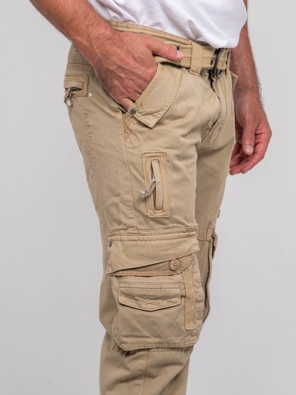 Pantalon cargo treillis...