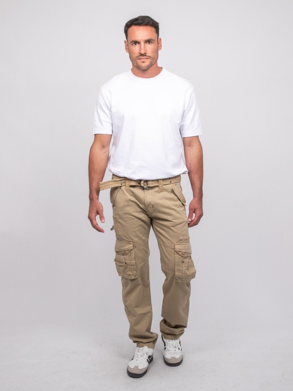 Pantalon cargo treillis...