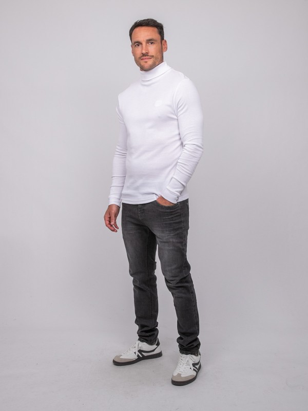 Sous pull col roulé ajusté...