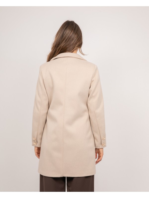 Manteau mi-long col...