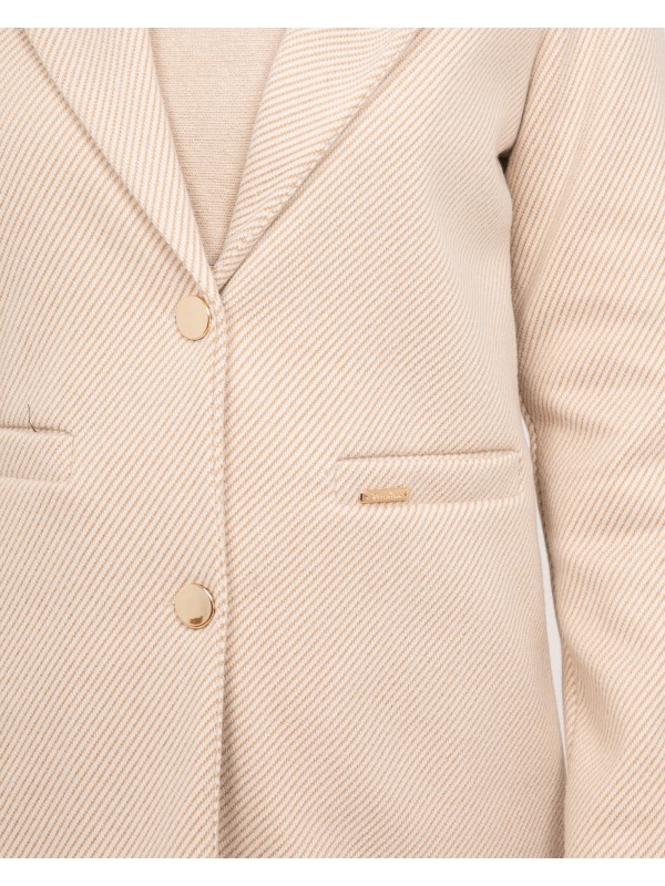 Manteau mi-long col...