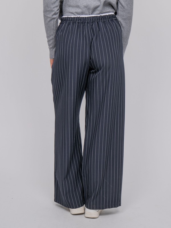 Pantalon large  fines...