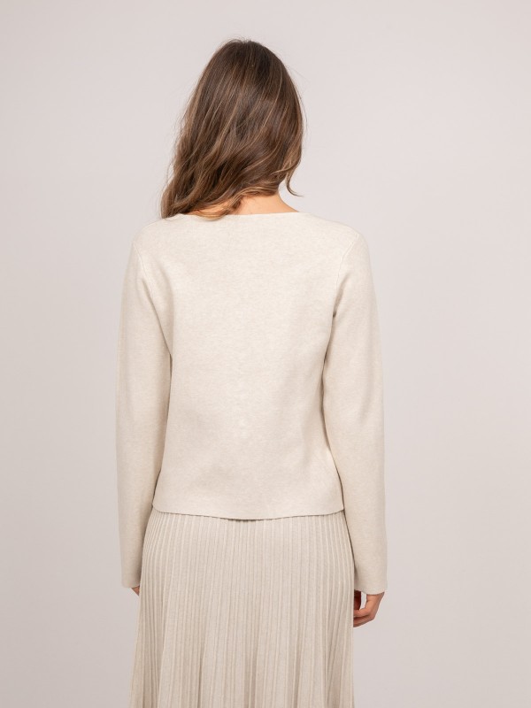 Gilet maille boutonné...