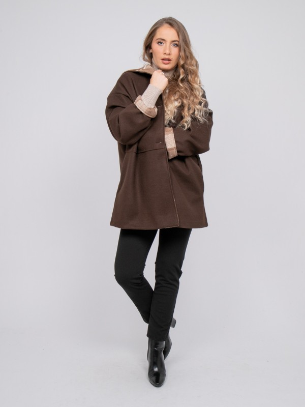 Manteau capuche doublure...