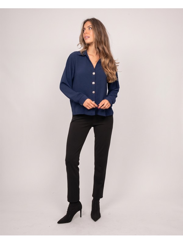 Chemise fluide boutons...