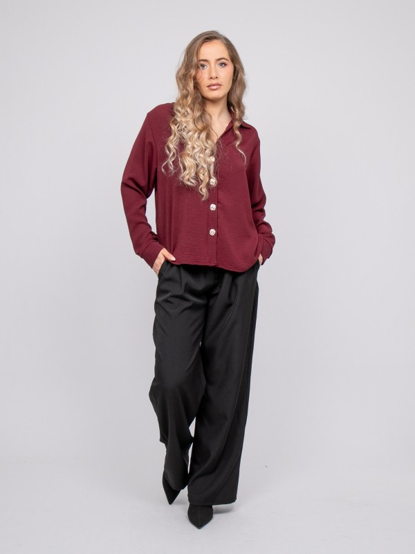 Chemise fluide boutons...