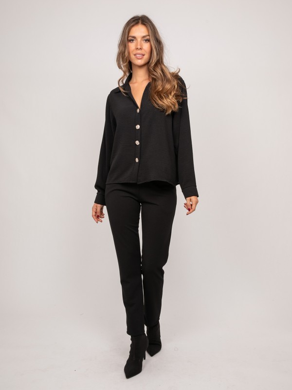 Chemise fluide boutons...