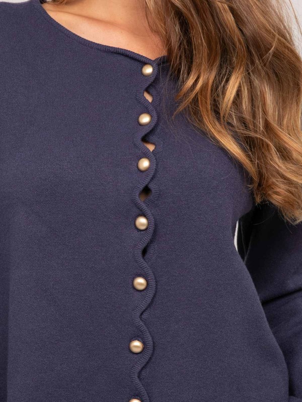 Gilet maille boutonné...