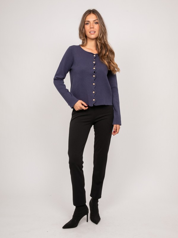 Gilet maille boutonné...